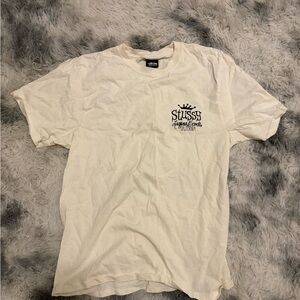 Stussy Off-White Logo Tee